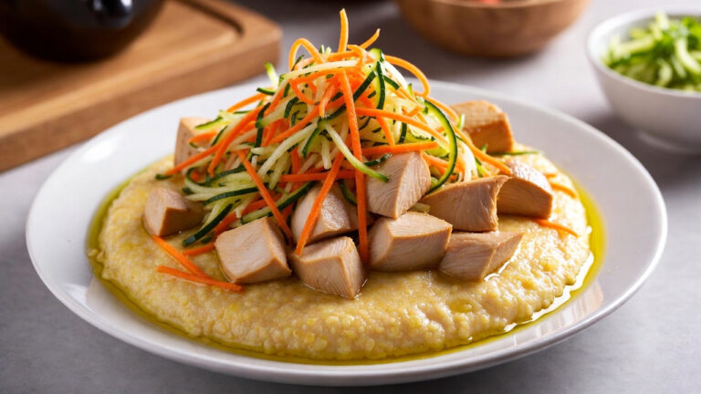 جريش صحي بطريقة منزلية خفيفة