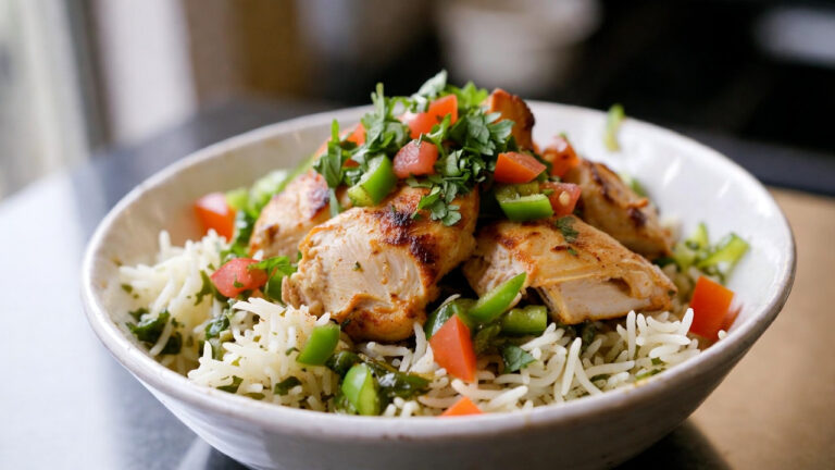 كبسة دجاج صحية بطريقة خفيفة ولذيذة